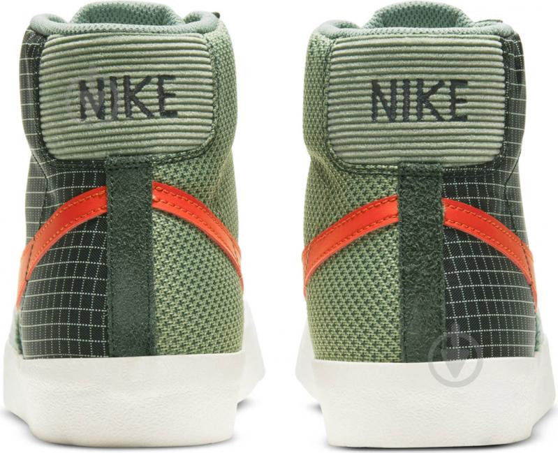 Кроссовки мужские демисезонные Nike Blazer Mid '77 DD1162-300 р.46 зеленые - фото 8