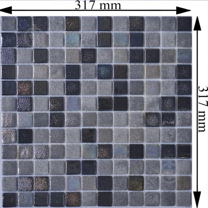 Мозаика AquaMo Gray Matt Mix 31,7x31,7 см - фото 2