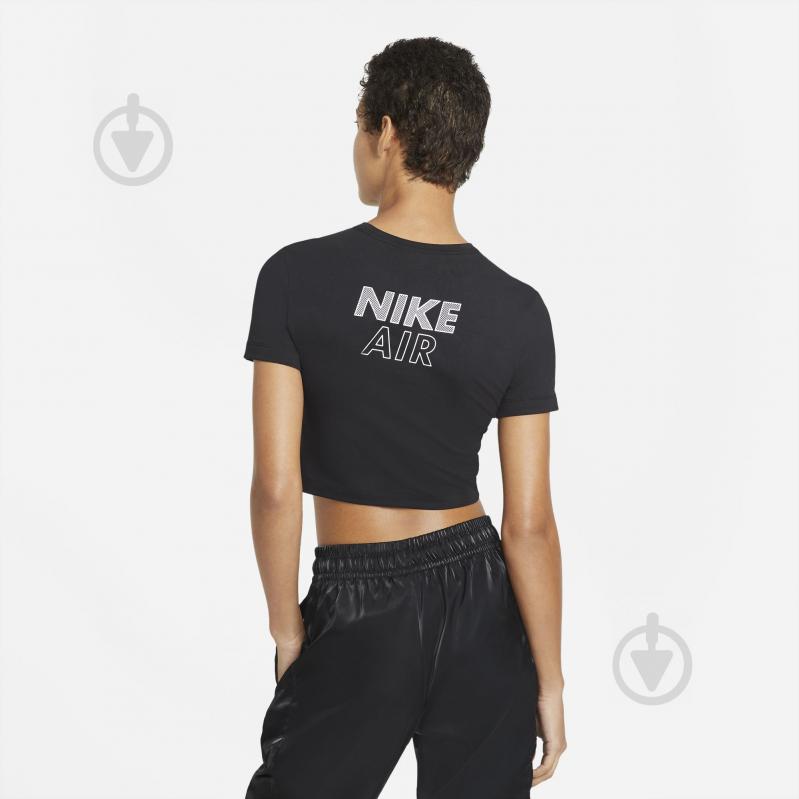 Футболка Nike W NSW AIR SS TOP CROP CZ8632-010 р.2XL черный - фото 2