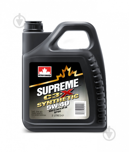 Моторне мастило Petro-Canada SUPREME C3-X SYNTHETIC 5W-40 5 л (PCESY54C20) - фото 1