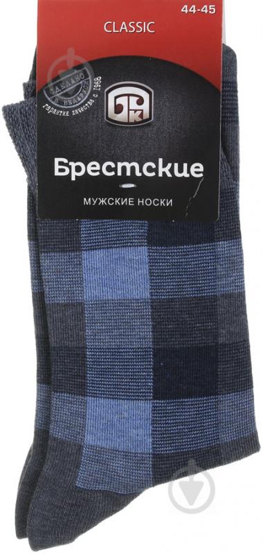 Шкарпетки чоловічі Брестские 2125 Classic 045 р.25 темно-сірий меланж - фото 1