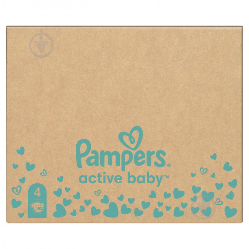 Подгузники Pampers Active Baby 4 9-14 кг 180 шт. - фото 2