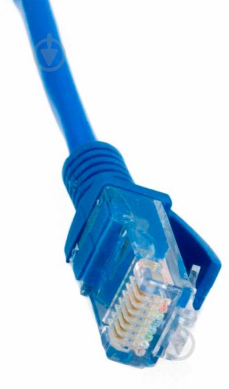 Патч-корд EXTRADIGITAL Cat5e UTP CCA (KBP1768) 2,4 м синій - фото 4