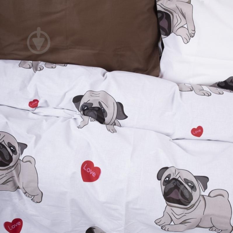 Комплект постельного белья MirSon Ranforce Elite 17-0566 Pug-dog мульти - фото 2