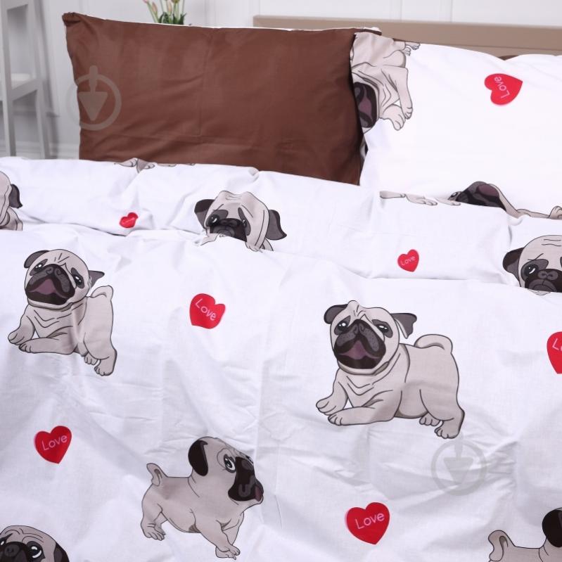 Комплект постельного белья MirSon Ranforce Elite 17-0566 Pug-dog мульти - фото 3
