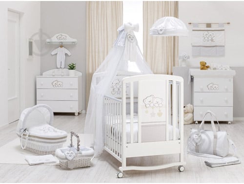 Ліжечко дитяче Italbaby Lovely Bears White 70.083 - фото 2