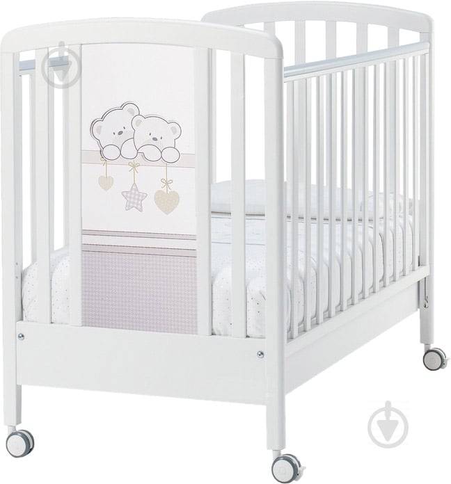 Ліжечко дитяче Italbaby Lovely Bears White 70.083 - фото 1