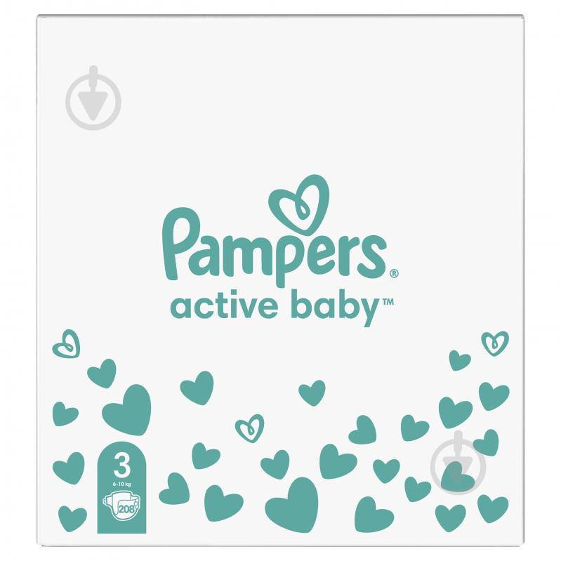 Підгузки Pampers Active Baby 3 6-10 кг 208 шт. - фото 2