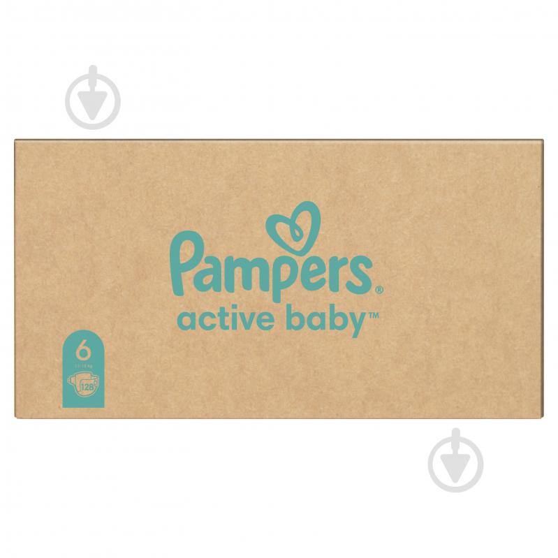 Підгузки Pampers Active Baby 6 13-18 кг 128 шт. - фото 2