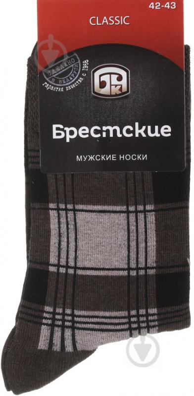 Носки мужские Брестские 2125 Classic 046 р.27 темно-коричневый меланж - фото 1