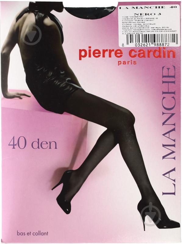 Колготки Pierre Cardin LA MANCHE 40 den 3 черный - фото 1