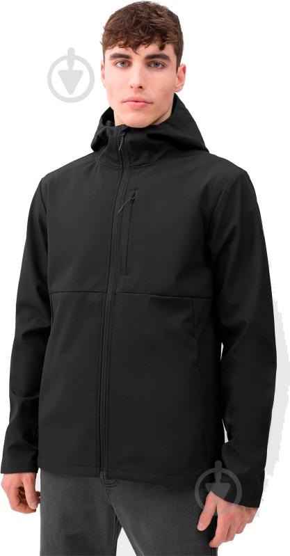 Куртка 4F SOFTSHELL JACKET 4FSS23TSOFM140-20S р.M черная - фото 4