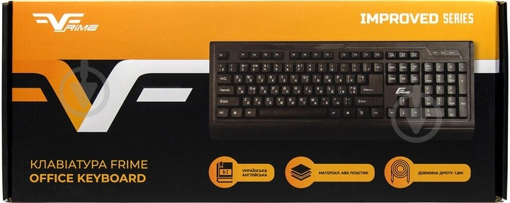 Клавіатура Frime Office Keyboard (FKBB0123) black - фото 5