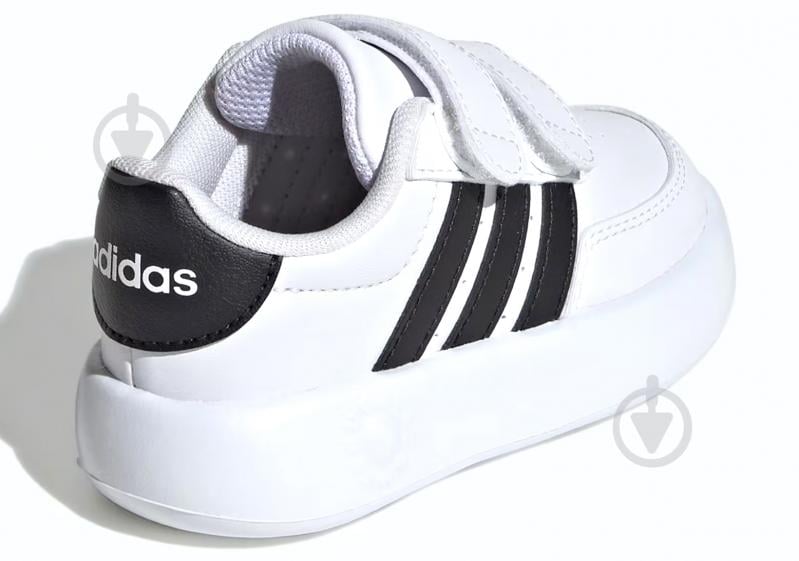 Кроссовки детские демисезонные Adidas BREAKNET 2.0 CF I ID5276 р.26,5 белые - фото 4