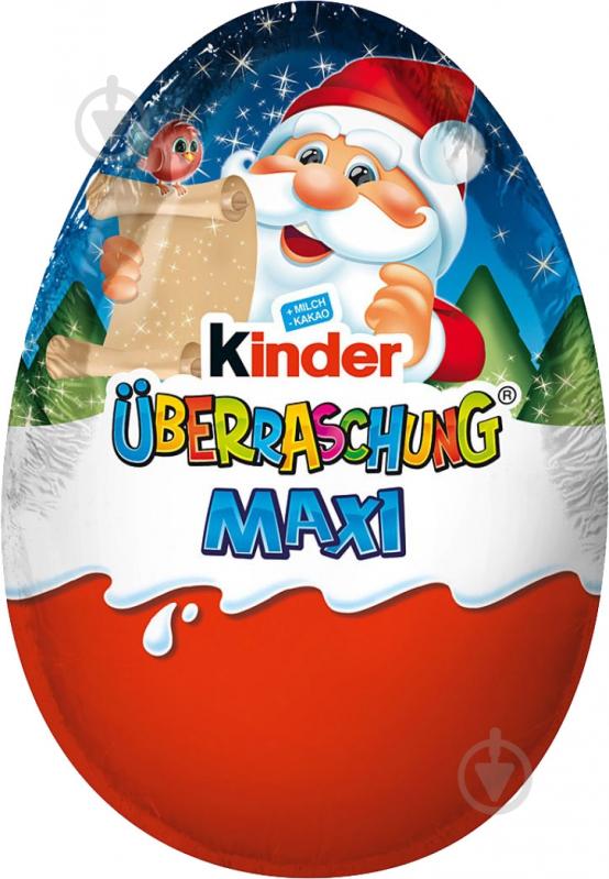 Яйце з сюрпризом Kinder MAXI асортимент 100 г - фото 1