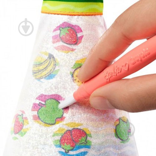 Лялька Barbie Crayola Rainbow Fruit Surprise - фото 5