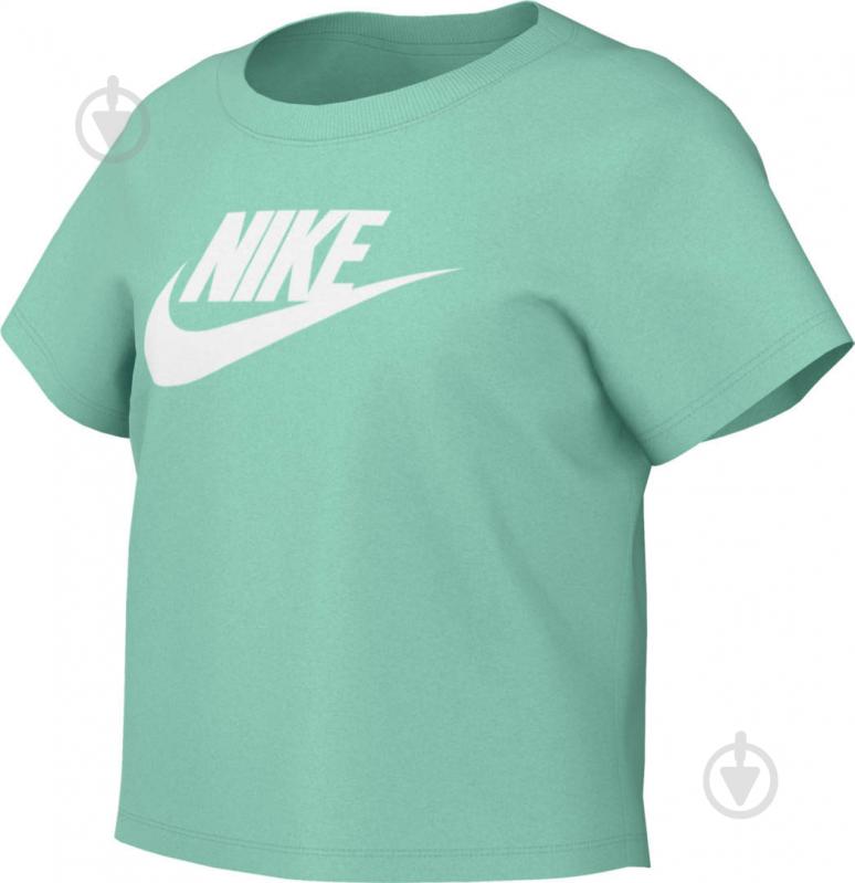 Футболка Nike G NSW TEE CROP FUTURA DA6925-349 р.M бирюзовый - фото 5