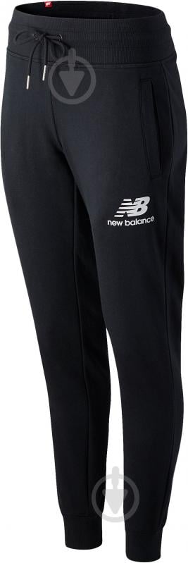 Брюки New Balance ESSENTIALS FT WP03530BK р. XS черный - фото 1