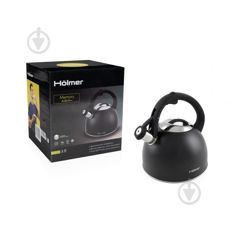 Чайник Holmer WK-1430-BCSB Memory - фото 9
