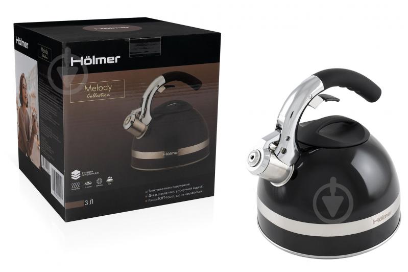 Чайник Holmer WK-2430-BCSDB Melody - фото 9