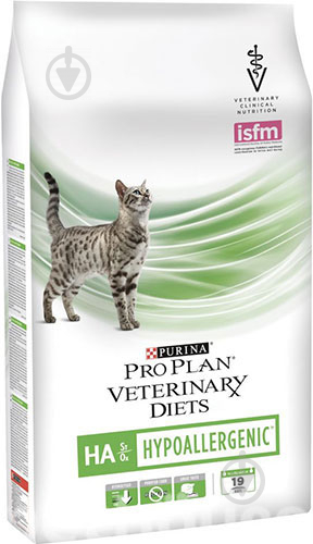 Корм для котів з харчовими алергіями Pro Plan Veterinary Diets HA Hypoallergenic білок, вітаміни та мінерали 1,3 кг - фото 1