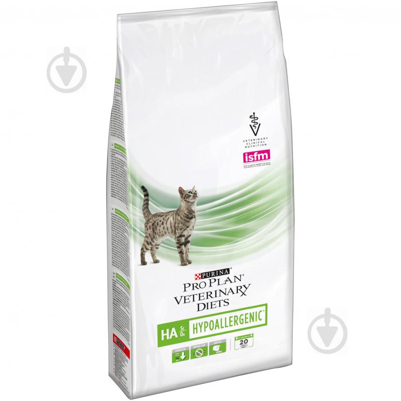 Корм для котів з харчовими алергіями Pro Plan Veterinary Diets HA Hypoallergenic білок, вітаміни та мінерали 1,3 кг - фото 3