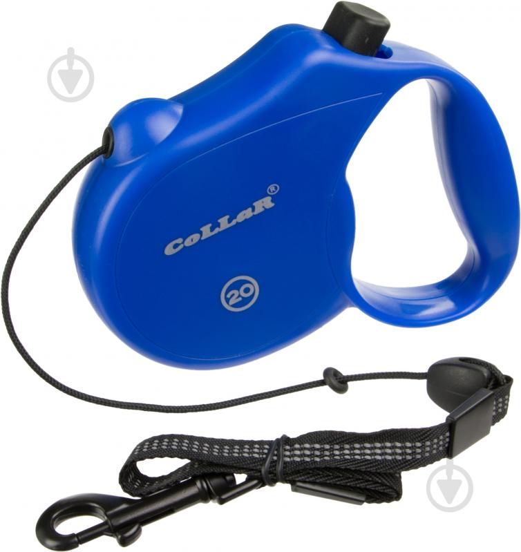 Поводок-рулетка Collar Control до 20 кг 5 м синий 81112 - фото 1 Поводок-рулетка Collar Control до 20 кг 5 м синий 81112 - фото 1