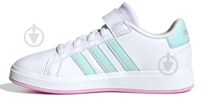 Кроссовки для девочек демисезонные Adidas GRAND COURT 2.0 EL ID7886 р.30,5 белые - фото 2