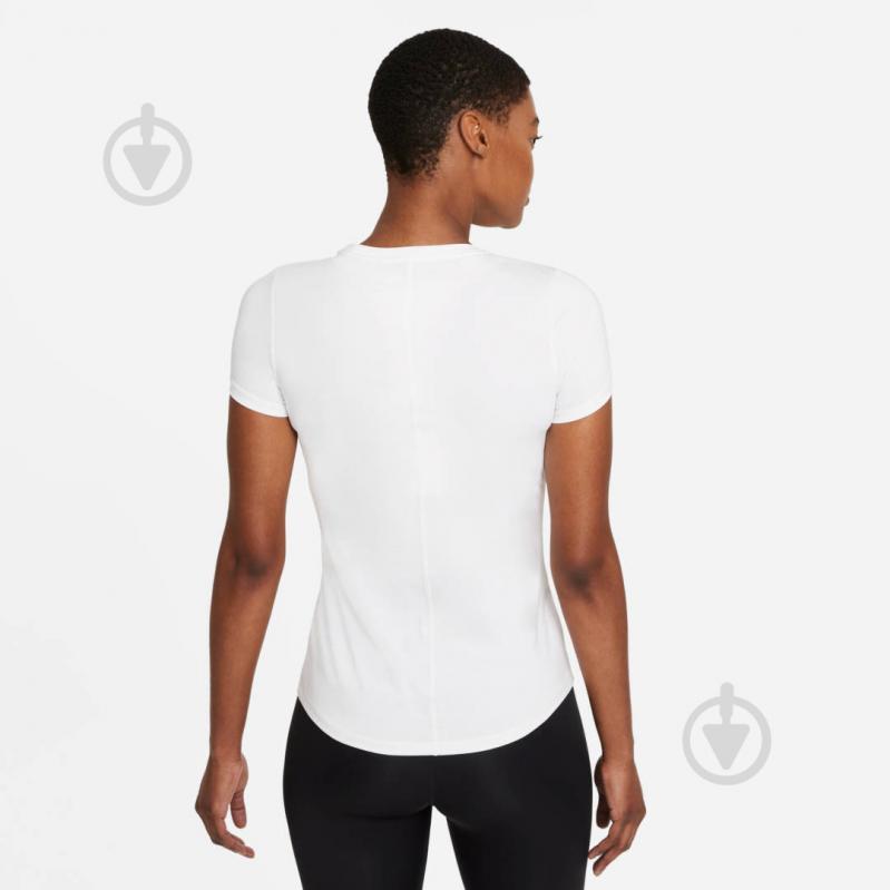 Футболка Nike W NK ONE DF SS SLIM TOP DD0626-100 р.XS белый - фото 2