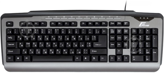 Клавиатура Frime Classic Keyboard (FKBB0323) black/silver - фото 1