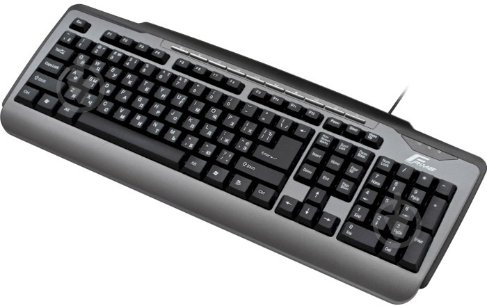 Клавиатура Frime Classic Keyboard (FKBB0323) black/silver - фото 2