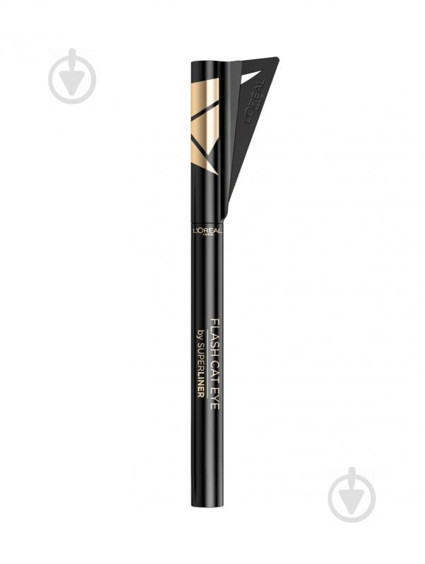 Подводка-фломастер L'Oreal Paris Superliner Flash Cat Eye 01 black 1 мл - фото 2