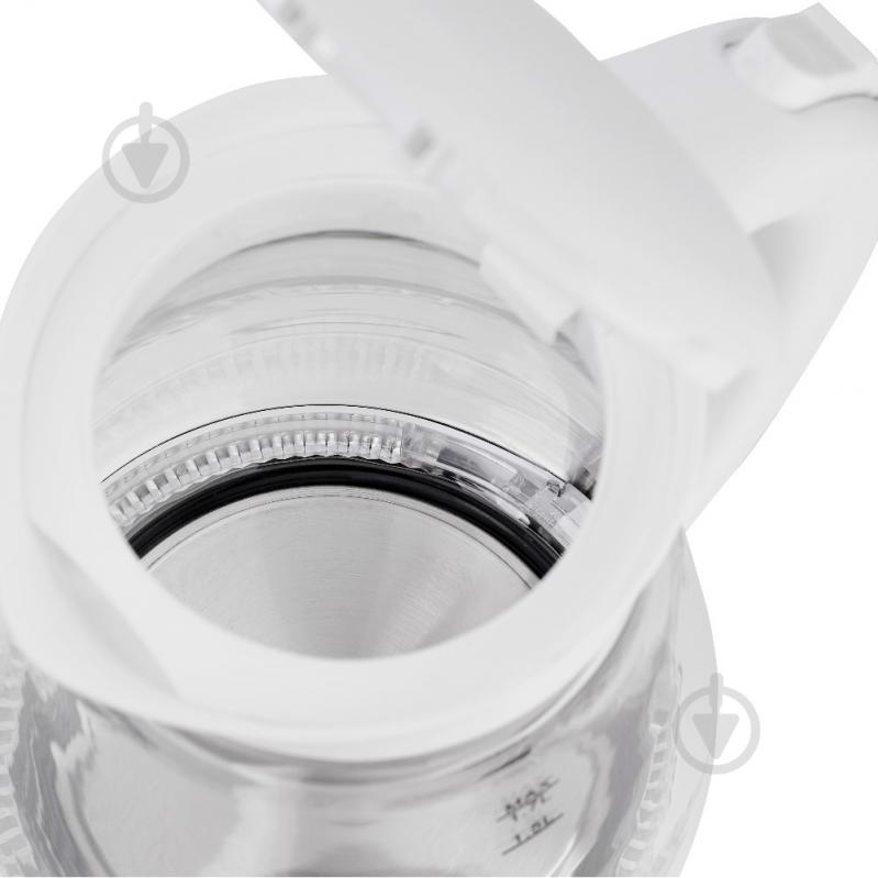 Электрочайник Adler AD 1274 white - фото 3