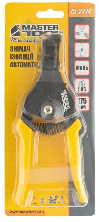 Знімач ізоляції MasterTool автоматичний 0.8-8.0 мм² SK5 75-2274 - фото 6