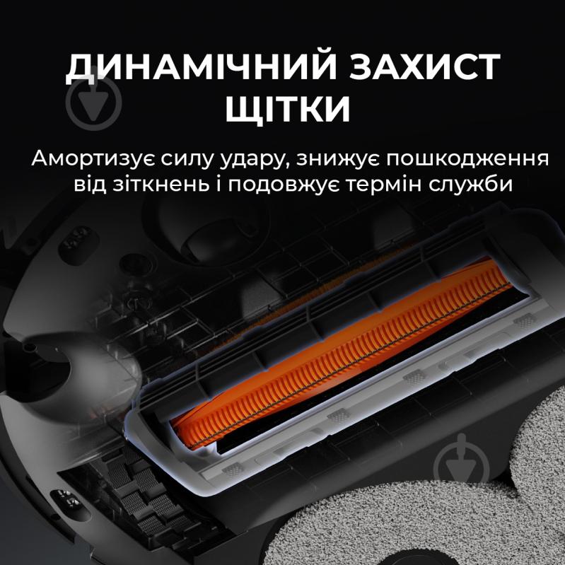 Робот-пылесос моющий Deerma X80 Ultra black - фото 7