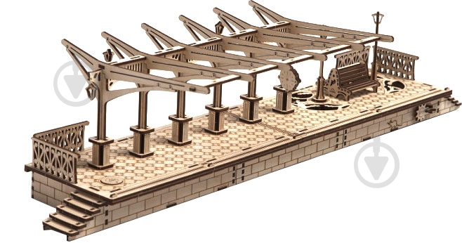 3D-конструктор Ukrainian Gears Перрон к локомотиву - фото 1 3D-конструктор Ukrainian Gears Перрон к локомотиву - фото 1