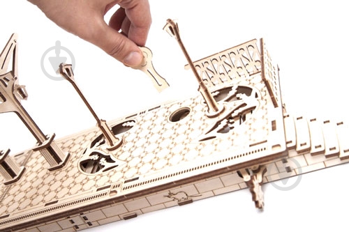 3D-конструктор Ukrainian Gears Перрон к локомотиву - фото 5 3D-конструктор Ukrainian Gears Перрон к локомотиву - фото 5