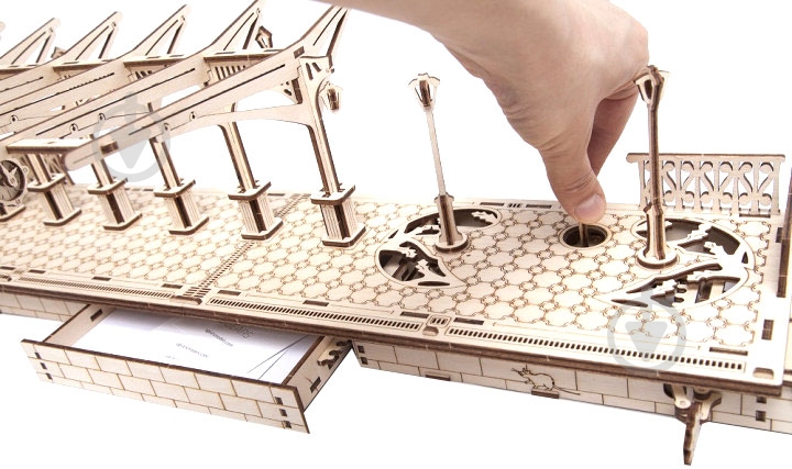 3D-конструктор Ukrainian Gears Перрон к локомотиву - фото 4 3D-конструктор Ukrainian Gears Перрон к локомотиву - фото 4