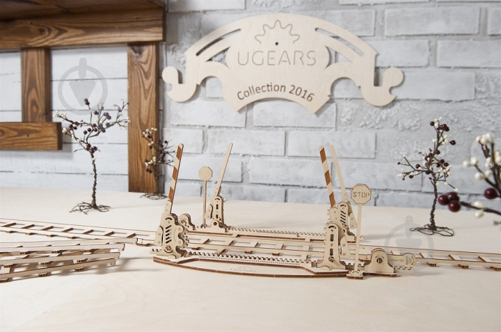 3D-конструктор Ukrainian Gears Рейки с переездом 70014 - фото 4 3D-конструктор Ukrainian Gears Рейки с переездом 70014 - фото 4