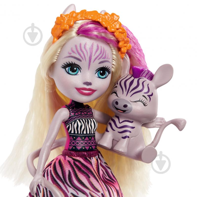 Кукла Enchantimals Зебра Зеди GTM27 - фото 7 Кукла Enchantimals Зебра Зеди GTM27 - фото 7