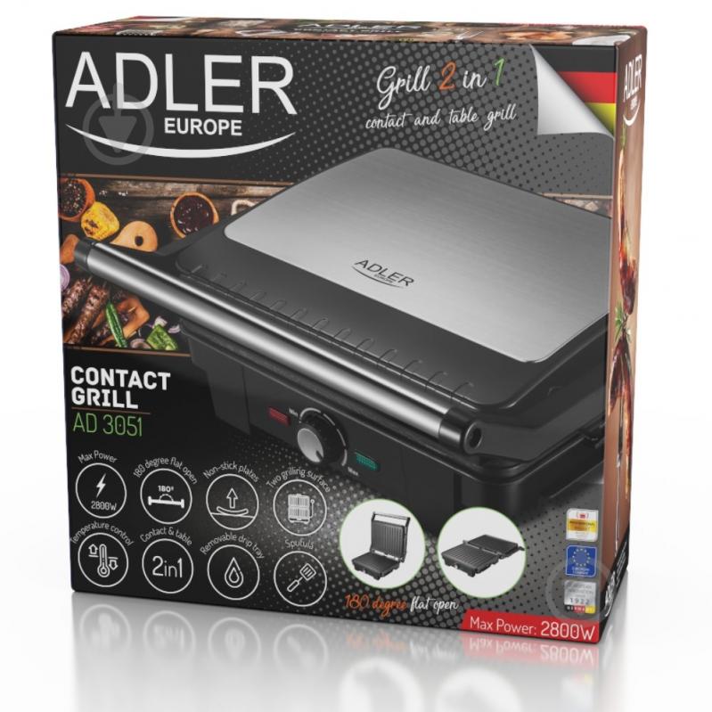 Гриль электрический Adler AD 3051 - фото 15