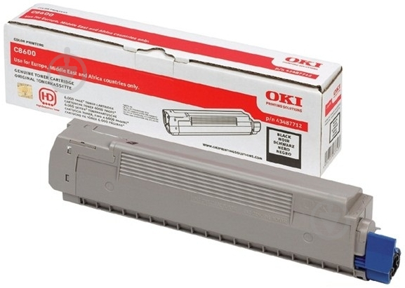 Тонер OKI Toner-K-C8600-6K - фото 1