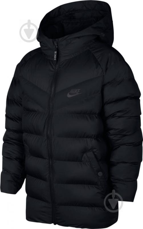 Пуховик демісезонний Nike B NSW JACKET FILLED 939554-010 чорний - фото 1