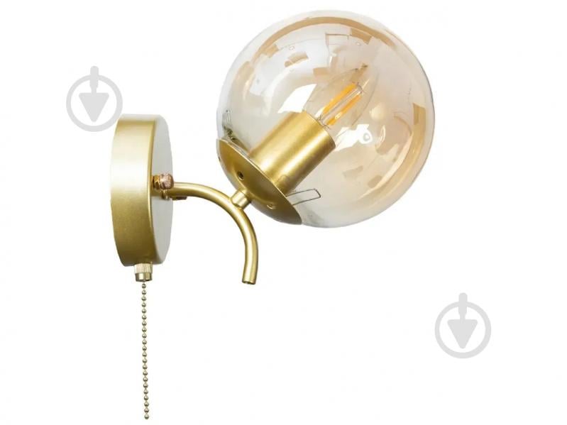 Бра Brille BR-274W 60 Вт E27 золотистий 29-427 - фото 1