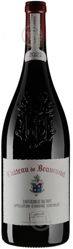 Вино Famille Perrin Chateauneuf-du-Pape Rouge Chateau de Beaucastel 2022 1,5 л - фото 1 Вино Famille Perrin Chateauneuf-du-Pape Rouge Chateau de Beaucastel 2022 1,5 л - фото 1