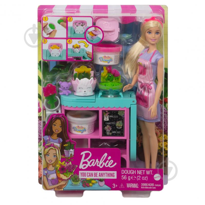 Кукольный набор Barbie Лавка флориста серии "Я могу быть" GTN58 - фото 4