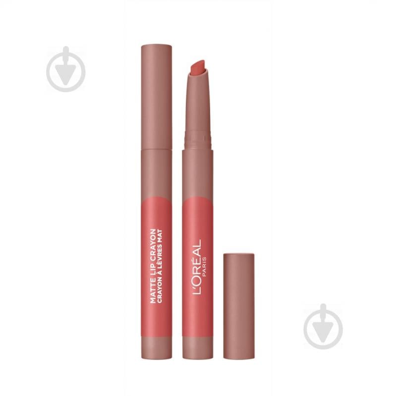 Помада-олівець L'Oreal Paris Matte Lip Crayon 105 Sweet Salty 1,3 г - фото 1