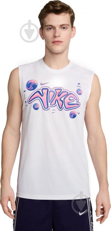 Футболка Nike NK DF TEE RGLD SL OG SU24 FV8414-100 р.2XL білий - фото 1