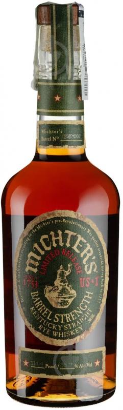 Виски Michter's Barrel Strength Rye 55,7% 0,7 л - фото 1 Виски Michter's Barrel Strength Rye 55,7% 0,7 л - фото 1