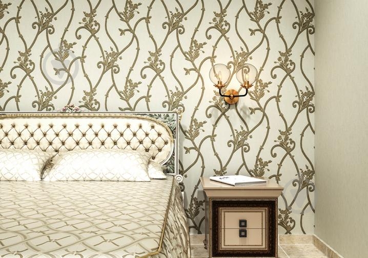 Обои виниловые горячего тиснения Vinil Бернардо декор VIP3-0897 1,06x10,05 м - фото 2